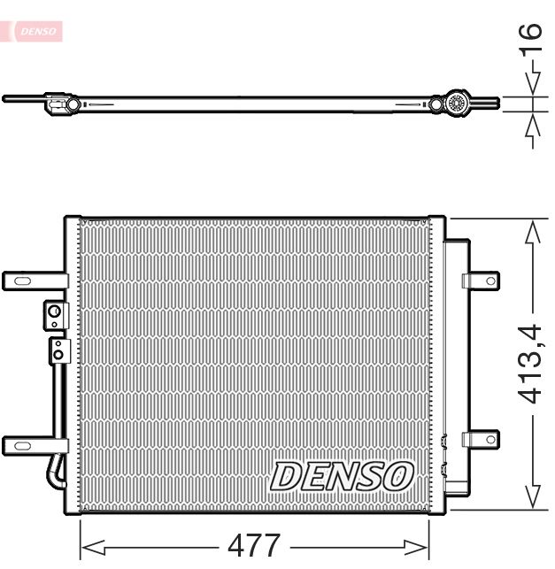 Denso Ac Condenser DCN41029 - image 2