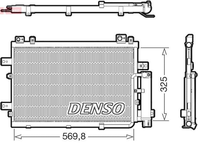 Denso Ac Condenser DCN41030 - image 2