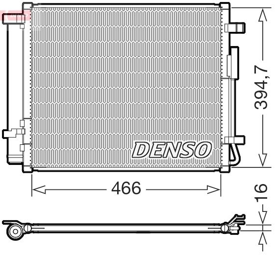 Denso Ac Condenser DCN41032 - image 2