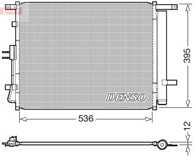 Denso Ac Condenser DCN43002 - image 2
