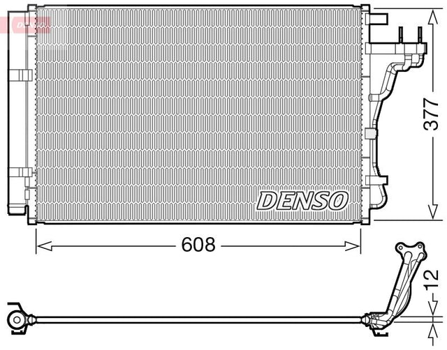 Denso Ac Condenser DCN43004 - image 2