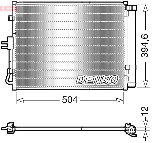 Denso Ac Condenser DCN43005 - image 2