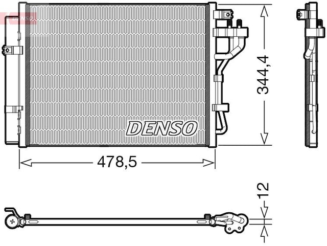 Denso Ac Condenser DCN43006 - image 2