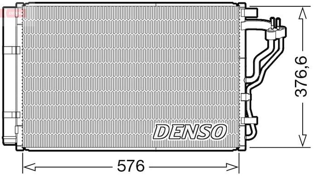 Denso Ac Condenser DCN43008 - image 2