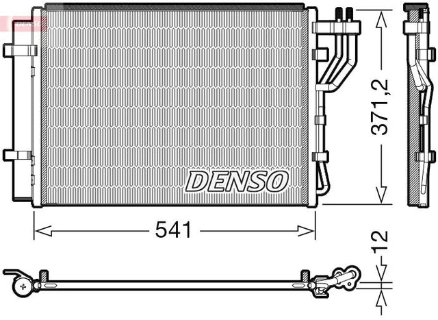 Denso Ac Condenser DCN43010 - image 2