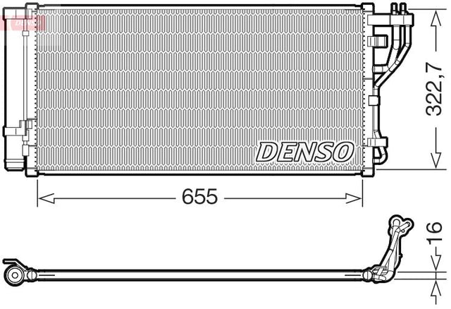 Denso Ac Condenser DCN43011 - image 2