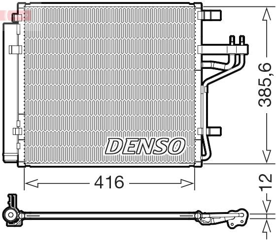 Denso Ac Condenser DCN43014 - image 2