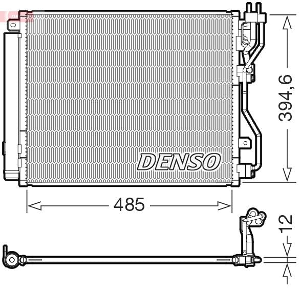 Denso Ac Condenser DCN43016 - image 2