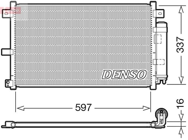 Denso Ac Condenser DCN44001 - image 2