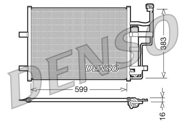 Denso Ac Condenser DCN44003 - image 2