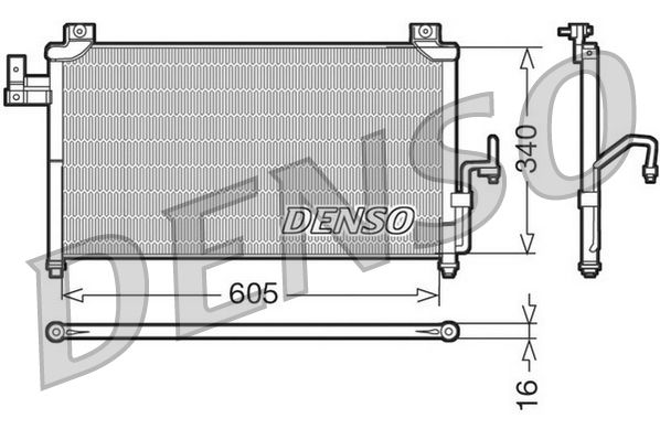 Denso Ac Condenser DCN44005 - image 2