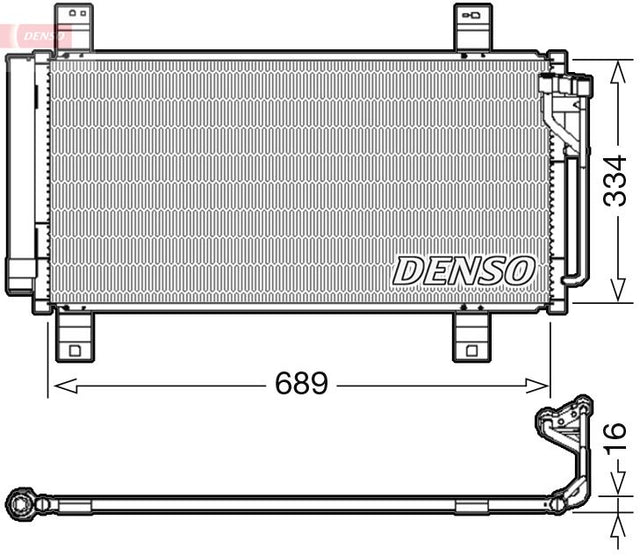 Denso Ac Condenser DCN44008 - image 2
