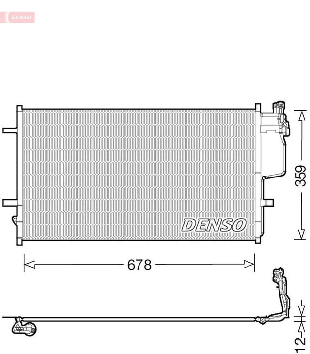 Denso Ac Condenser DCN44010 - image 2