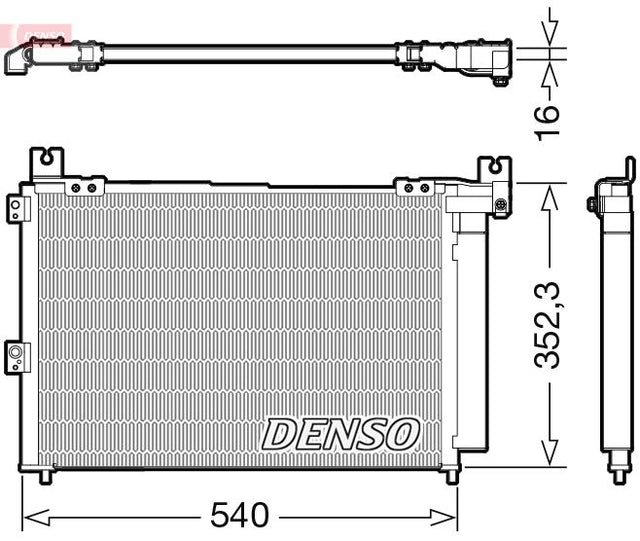 Denso Ac Condenser DCN44014 - image 2