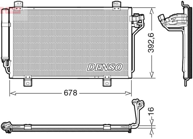 Denso Ac Condenser DCN44015 - image 2