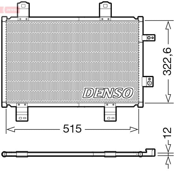 Denso Ac Condenser DCN44018 - image 2