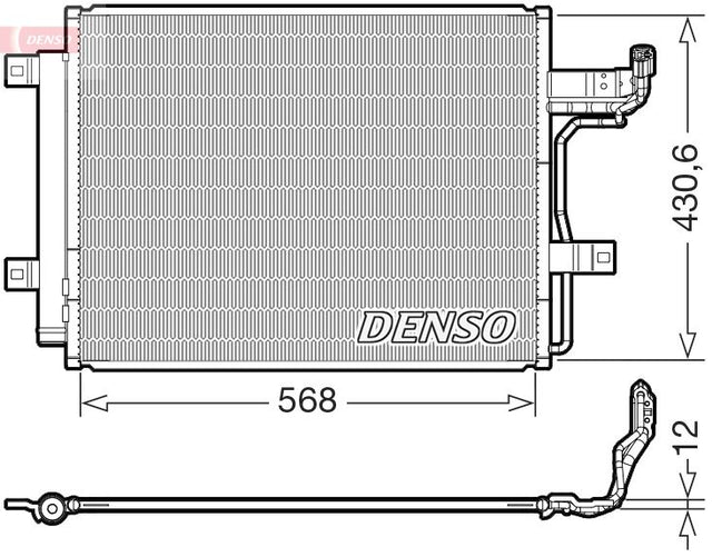 Denso Ac Condenser DCN44019 - image 2