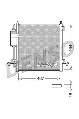 Denso Ac Condenser DCN45001 - image 2
