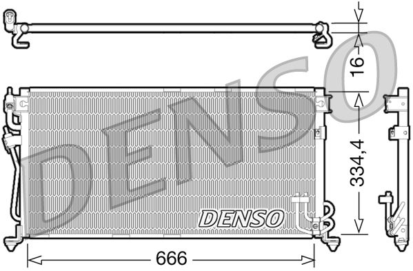 Denso Ac Condenser DCN45002 - image 2