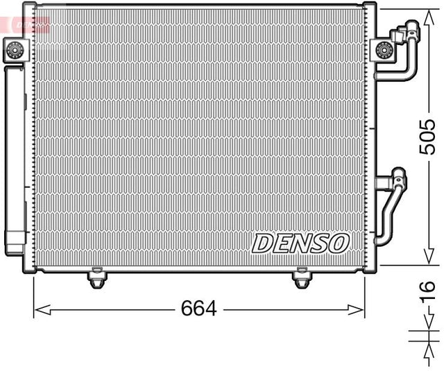 Denso Ac Condenser DCN45005 - image 2