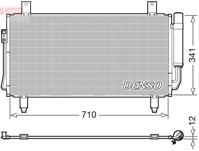 Denso Ac Condenser DCN45006 - image 2