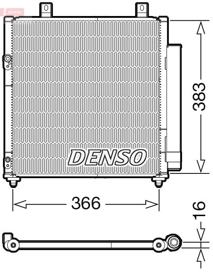 Denso Ac Condenser DCN45007 - image 2