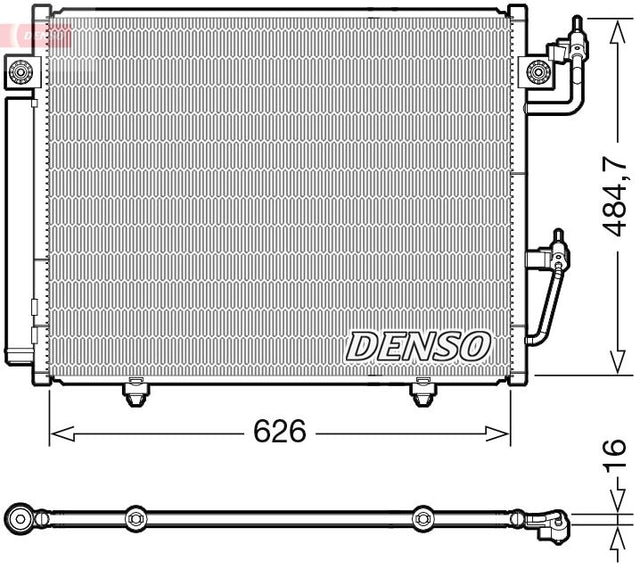 Denso Ac Condenser DCN45009 - image 2
