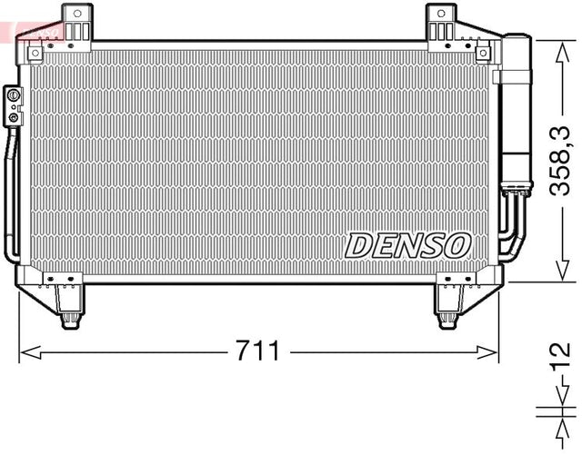 Denso Ac Condenser DCN45011 - image 2