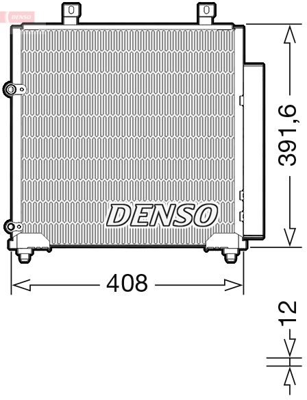 Denso Ac Condenser DCN45012 - image 2