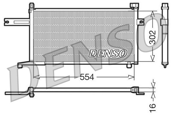 Denso Ac Condenser DCN46005 - image 2
