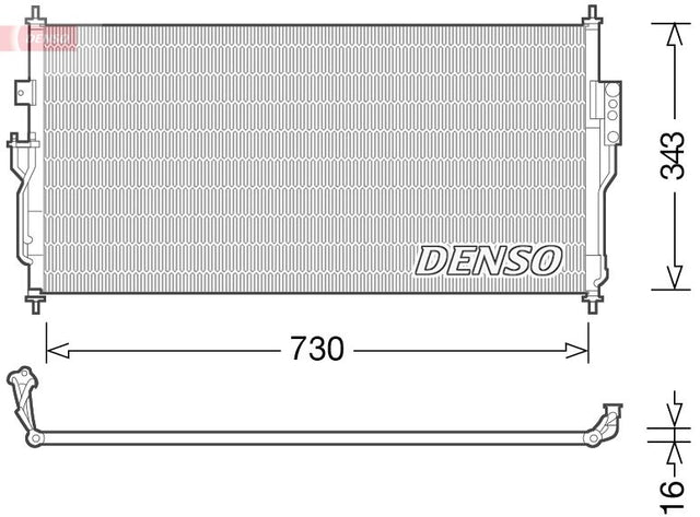 Denso Ac Condenser DCN46006 - image 2