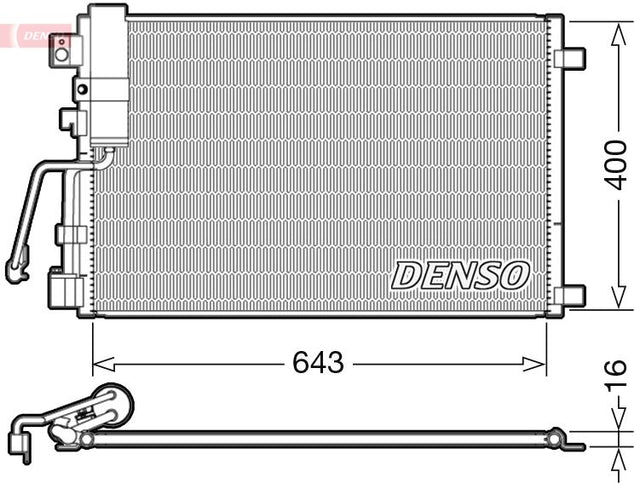 Denso Ac Condenser DCN46008 - image 2