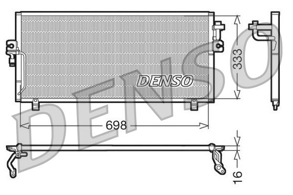 Denso Ac Condenser DCN46010 - image 2