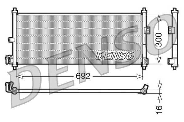 Denso Ac Condenser DCN46011 - image 2