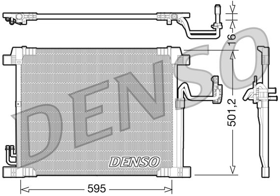 Denso Ac Condenser DCN46012 - image 2