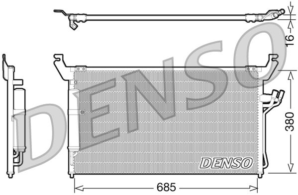 Denso Ac Condenser DCN46013 - image 2