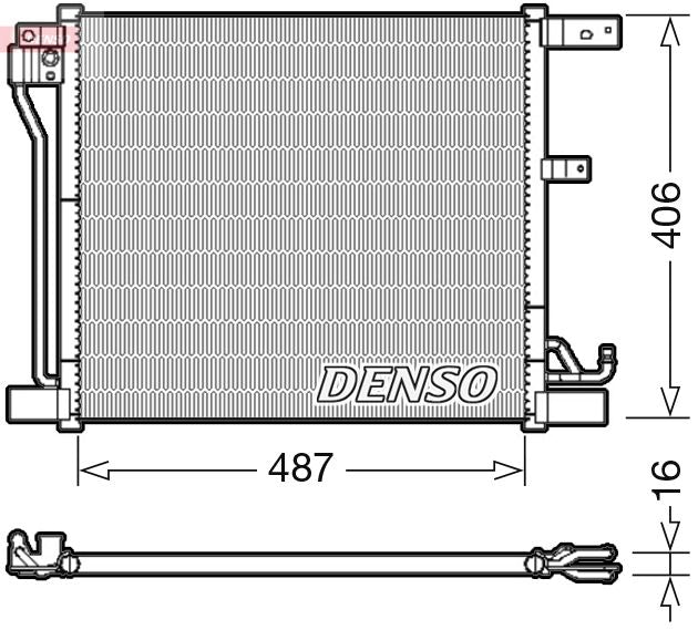 Denso Ac Condenser DCN46018 - image 2