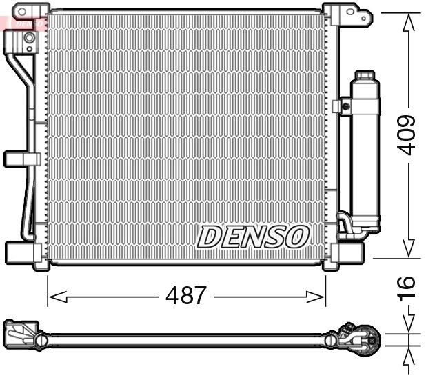 Denso Ac Condenser DCN46019 - image 2