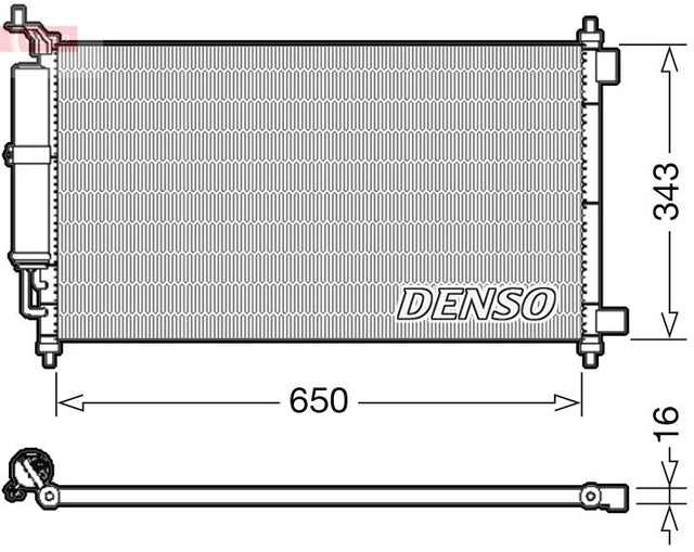 Denso Ac Condenser DCN46020 - image 2