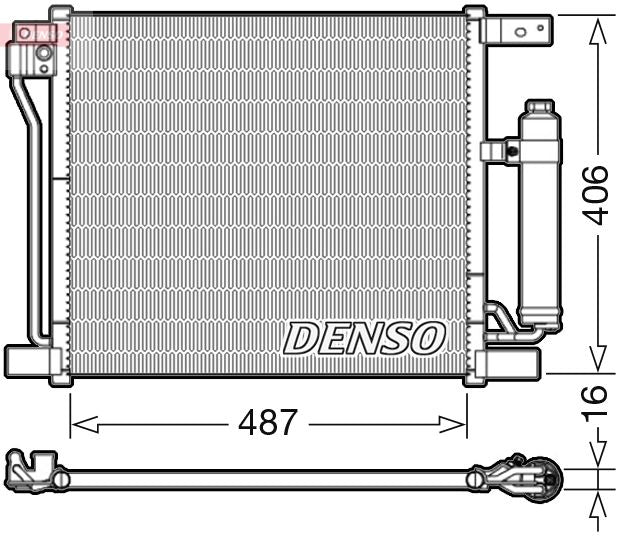 Denso Ac Condenser DCN46021 - image 2