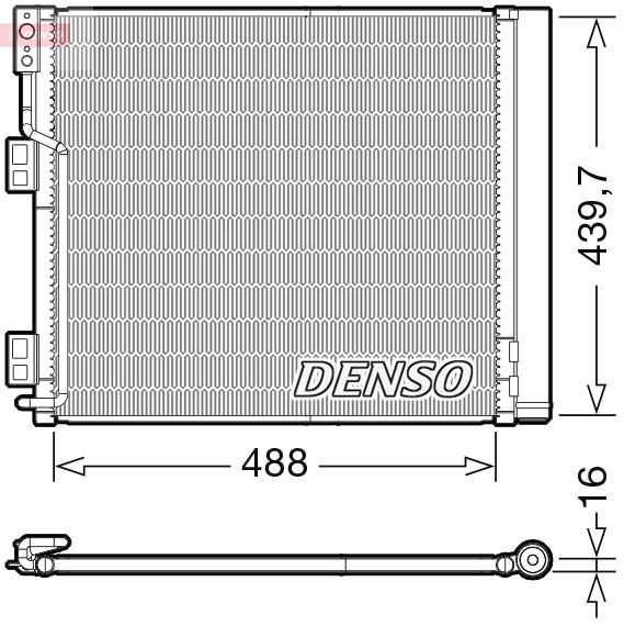 Denso Ac Condenser DCN46028 - image 2