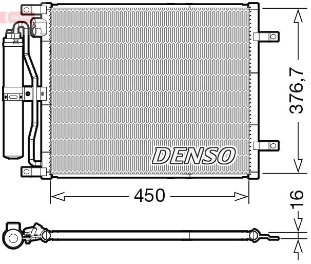 Denso Ac Condenser DCN46029 - image 2