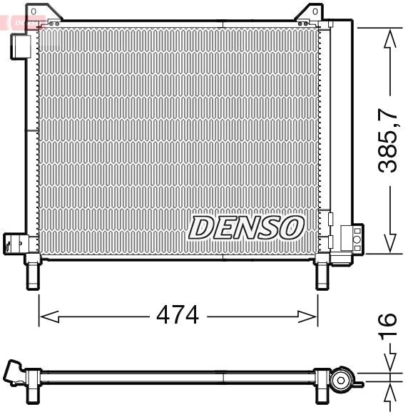 Denso Ac Condenser DCN46030 - image 2
