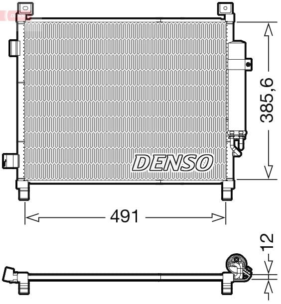 Denso Ac Condenser DCN46031 - image 2