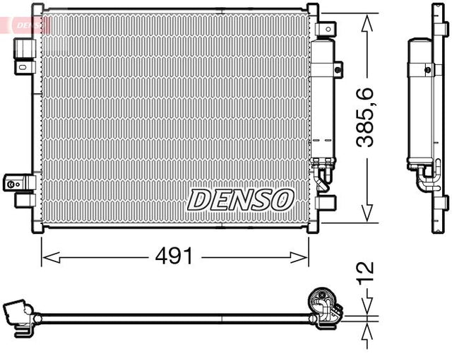 Denso Ac Condenser DCN46034 - image 2