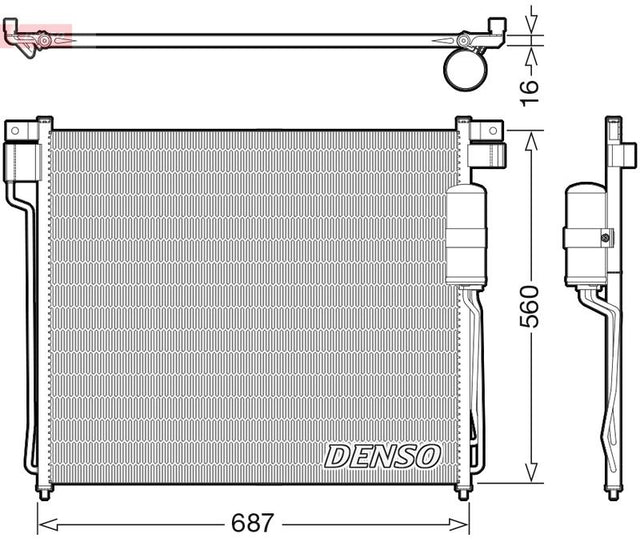 Denso Ac Condenser DCN46037 - image 2