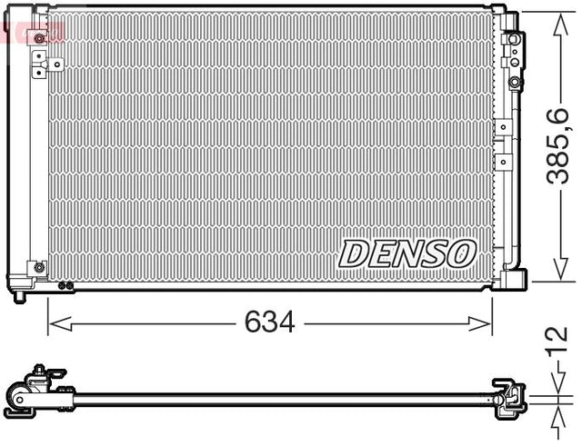 Denso Ac Condenser DCN46038 - image 2
