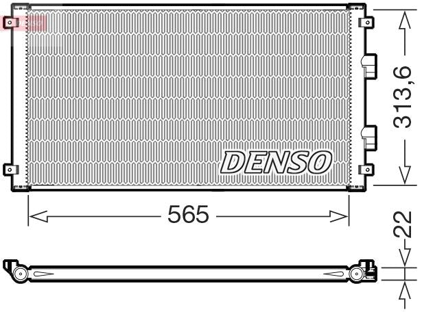 Denso Ac Condenser DCN46039 - image 2