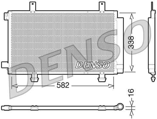 Denso Ac Condenser DCN47002 - image 2