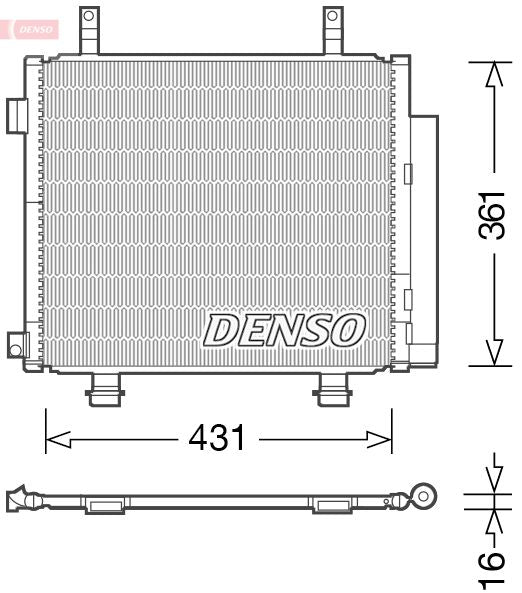 Denso Ac Condenser DCN47004 - image 2